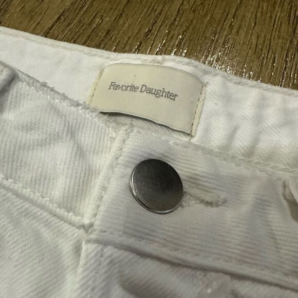 Favorite Daughter The Juni High Rise Cutoff Shorts size 27 white - Picture 7 of 11